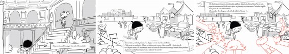3 roughs de préparation
